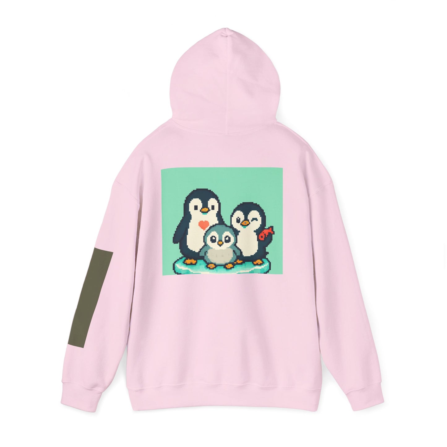 Cozy Penguin Family Sweatshirt, Cute Animal Hoodie, Unisex Gift, Winter Apparel, Casual Layering, Holiday Gift