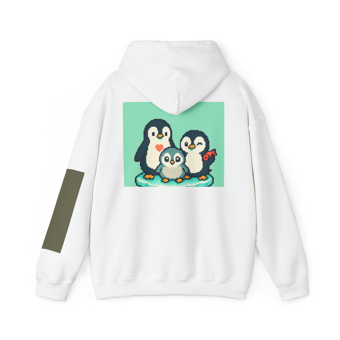 Cozy Penguin Family Sweatshirt, Cute Animal Hoodie, Unisex Gift, Winter Apparel, Casual Layering, Holiday Gift