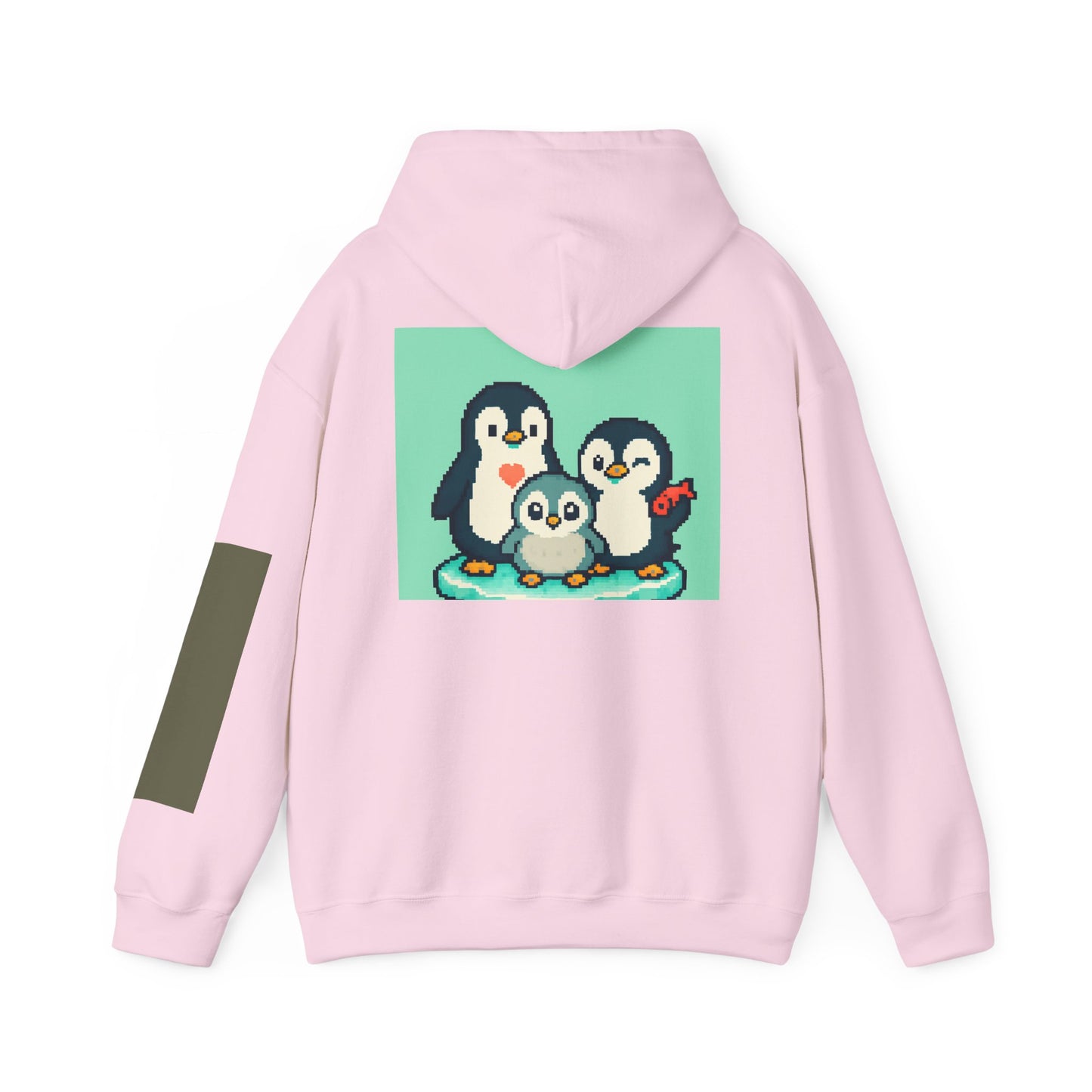 Cozy Penguin Family Sweatshirt, Cute Animal Hoodie, Unisex Gift, Winter Apparel, Casual Layering, Holiday Gift