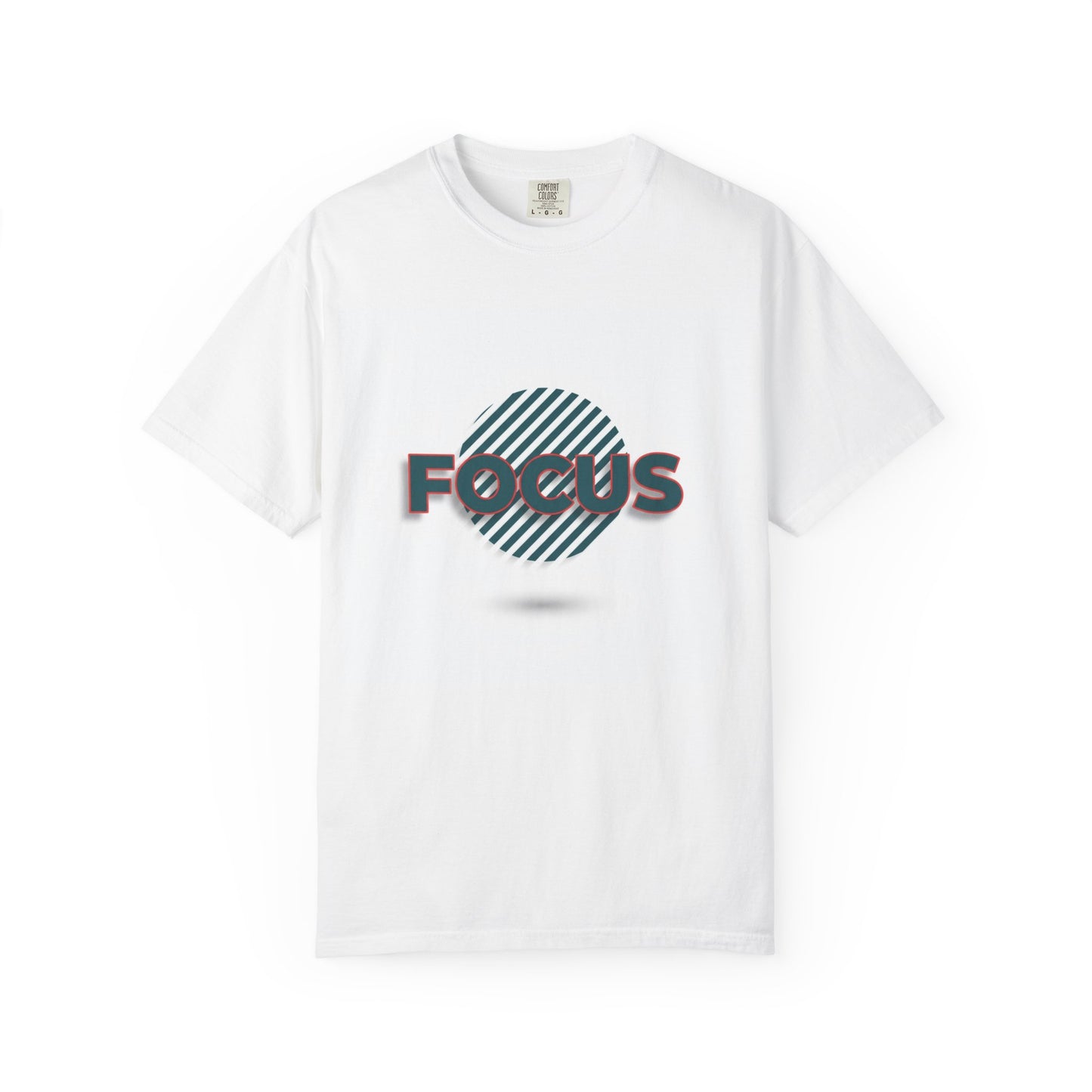 Focus Garment-Dyed Unisex T-shirt, Unique Casual Wear, Motivational Gift, Everyday Comfort, Stylish Statement Top
