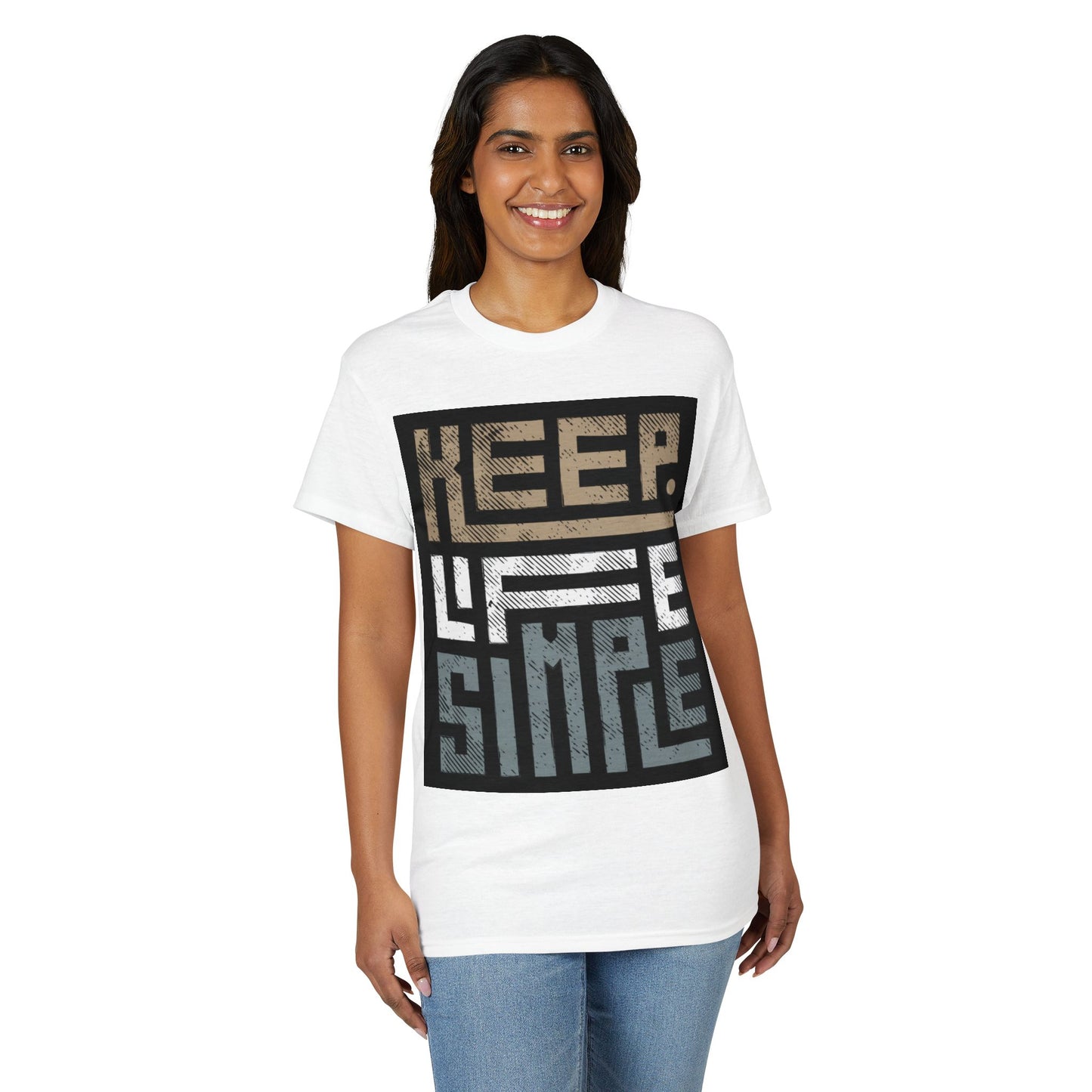 Keep Life Simple Unisex T-Shirt, Motivational Tee, Casual Wear, Great Gift for Friends, Inspirational Shirt for Everyday