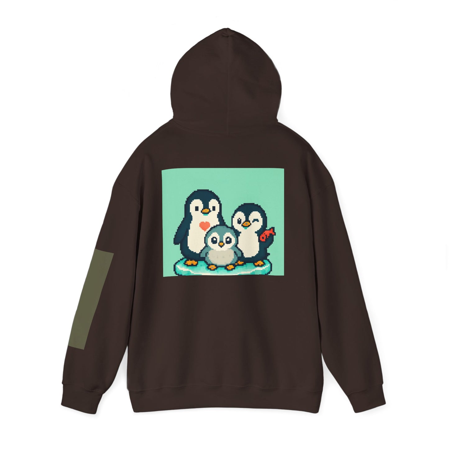 Cozy Penguin Family Sweatshirt, Cute Animal Hoodie, Unisex Gift, Winter Apparel, Casual Layering, Holiday Gift