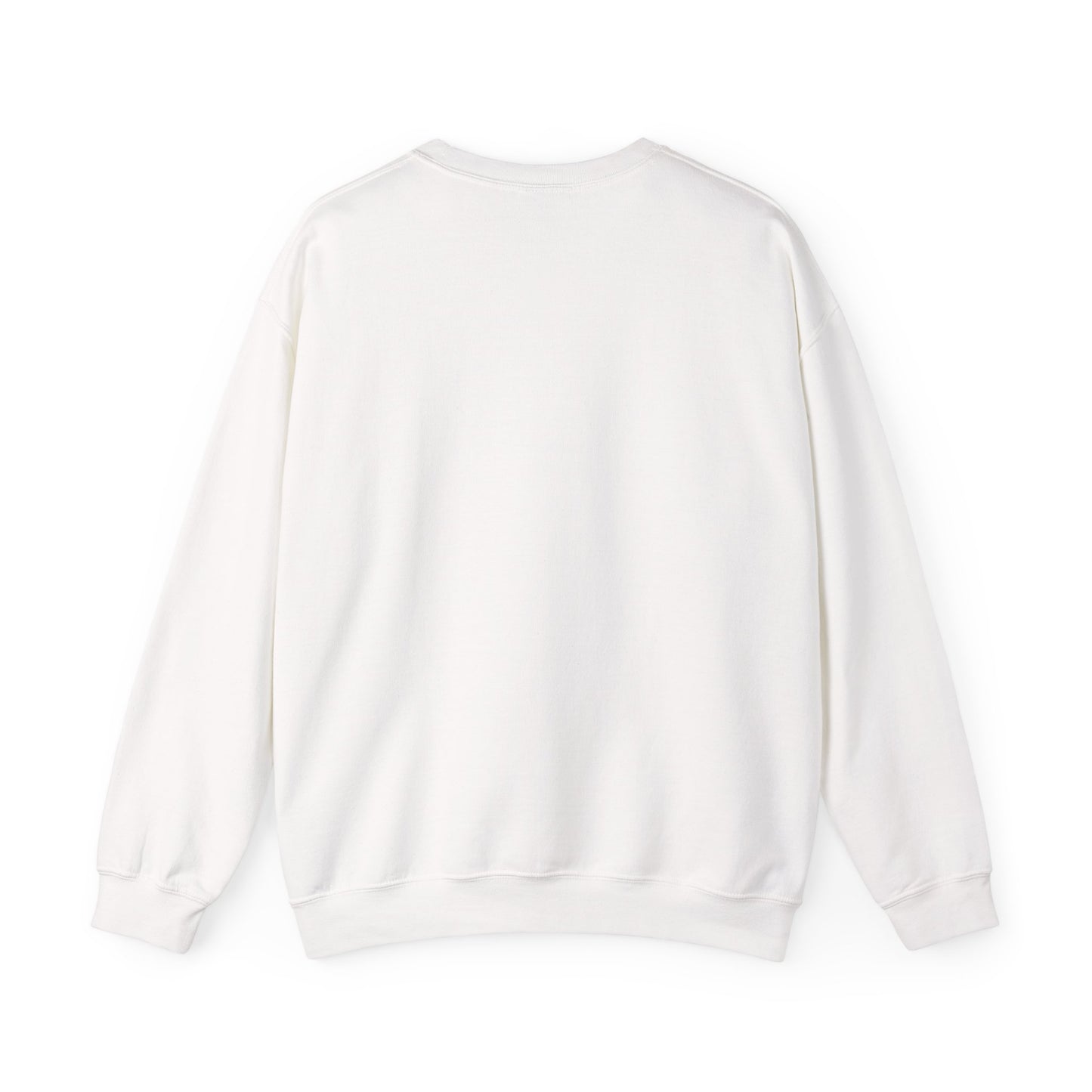 Crewneck Sweatshirt — Neutral Abstract Wave Pattern Graphic