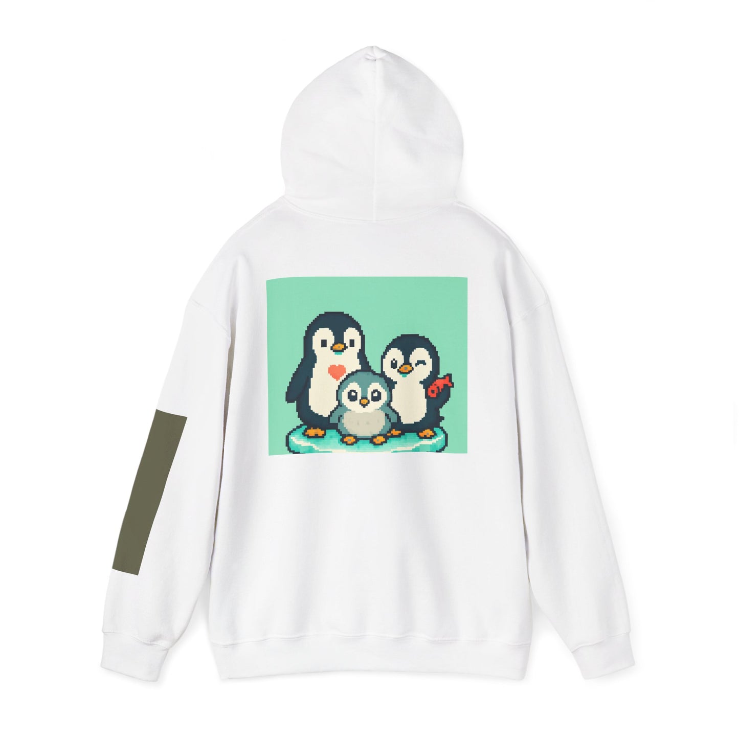 Cozy Penguin Family Sweatshirt, Cute Animal Hoodie, Unisex Gift, Winter Apparel, Casual Layering, Holiday Gift